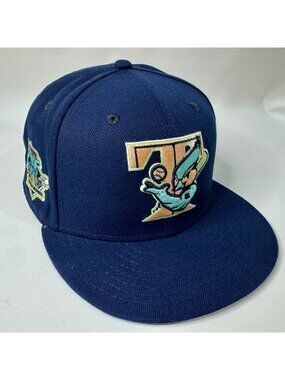 New Era Toronto Blue Jays 100 Series Patch Oceanside Swinger 59FIFTY Fitted Hat